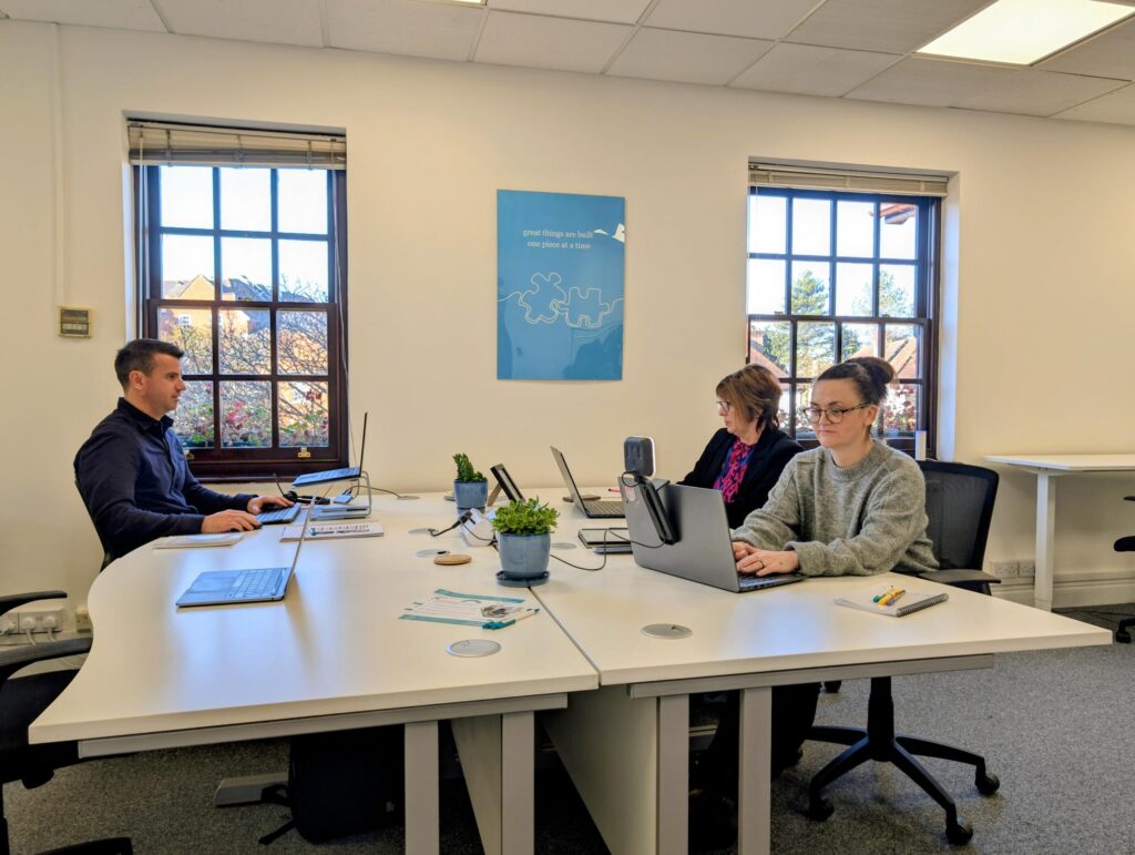 MJV Team in the Horsham office